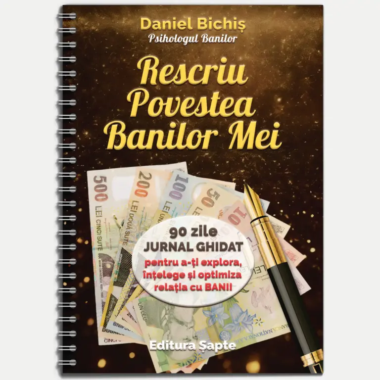 Rescriu Povestea Banilor Mei - Jurnal ghidat pentru 90 zile de Daniel Bichiș, Psihologul Banilor